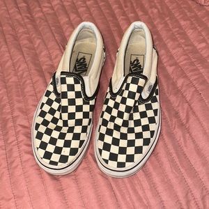 Black & White Checkered Vans